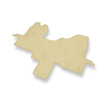 Tapis de Sol Velours adapté pour Ford Transit VII Van (2006-2013) - Premium tapis de voiture - beige
