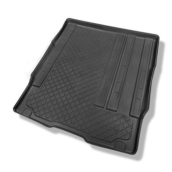 Tapis de coffre adapté pour Citroen Jumpy III SpaceTourer Van (01.2016-....) - bac de coffre - protection de coffre voiture - version pour le transport de passagers (break / tour); derriere 2e rangée de sieges; L2 (empattement long)