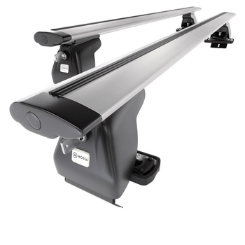 Barres de toit en aluminium adapté pour Citroen DS4 Crossback;Hayon (2016-2018) - Porte-Bagages de Voiture argent - toit normal