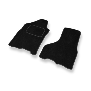 Tapis de Sol Velours adapté pour Dodge RAM IV Pick-Up (2009-2018) - Premium tapis de voiture - noir