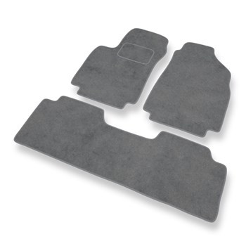 Tapis de Sol Velours adapté pour Hyundai Matrix Monospace (2001-2010) - Premium tapis de voiture - gris