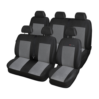 Housses de siège sur mesure adaptées pour Peugeot Boxer II Van (2006-2014) 7 places - housse siege voiture - couverture siege - E2