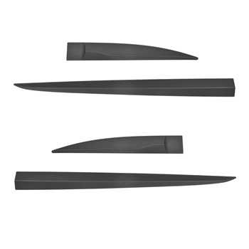 Plaques noires latérales de voiture Hyundai i10 Hayon (2020-....)