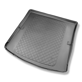 Tapis de coffre adapté pour Ford Explorer VI Plug-in-Hybrid SUV (01.2020-....) - bac de coffre - protection de coffre voiture - 7 places ; derrière 2ème rangée de sièges (3me rangée abaissée)