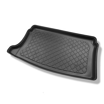 Tapis de coffre adapté pour Seat Ibiza V 6F Hayon (06.2017-....) - bac de coffre - protection de coffre voiture - coffre supérieur ; modèles avec plancher amovible du coffre