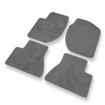 Tapis de Sol Velours adapté pour Land Rover Freelander I SUV (1998-2006) - Premium tapis de voiture - gris
