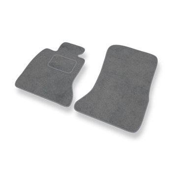 Tapis de Sol Velours adapté pour BMW 7 V F01/F02 Berline (2008-2015) - Premium tapis de voiture - gris