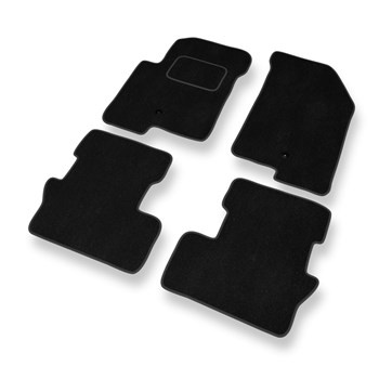 Tapis de Sol Velours adapté pour Dodge Caliber Hayon (2007-2011) - Premium tapis de voiture - noir