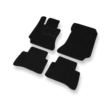 Tapis de Sol Feutres adapté pour Mercedes-Benz Classe E W212 (2009-2016) - tapis de voiture - noir