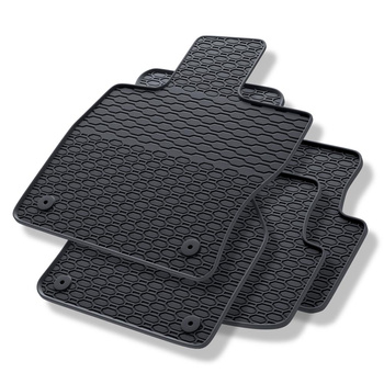 Tapis de sol en caoutchouc adapté pour Seat Leon IV (2020-....) - tapis de voiture - noir