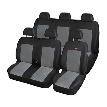 Housses de siège sur mesure adaptées pour Ford Transit VII Van (2013-2019) 6 places - housse siege voiture - couverture siege - E2