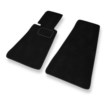 Tapis de Sol Velours adapté pour BMW Z1 Roadster (1989-1991) - Premium tapis de voiture - noir