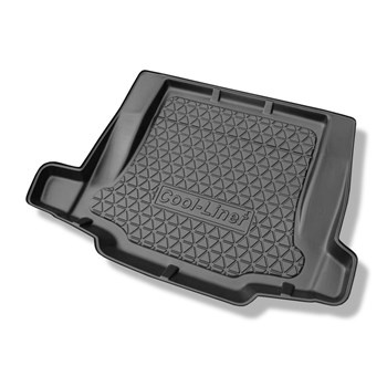 Tapis de coffre adapté pour BMW 1 E87 Hayon (09.2004-2011) - bac de coffre - protection de coffre voiture - avec cavité gauche et droite