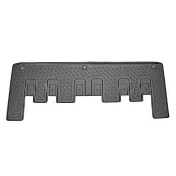 Tapis de sol en TPE adapté pour Ford Tourneo Custom Van (01.2013-2023) - Boîte de vitesse manuelle et automatique; deuxième rangée - tapis de voiture - noir