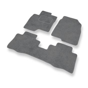 Tapis de Sol Velours adapté pour Chevrolet Captiva II SUV (2011-....) - Premium tapis de voiture - gris