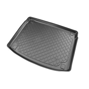 Tapis de coffre adapté pour Kia XCeed Crossover (09.2019-....) - bac de coffre - protection de coffre voiture - coffre supérieur (plancher double du coffre en position haute); avec et sans haut-parleur; pas pour les versions Plug-in Hybrid et Mild Hybrid