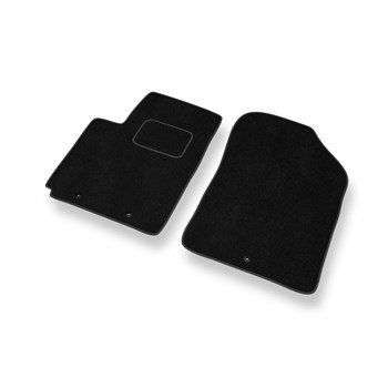 Tapis de Sol Velours adapté pour Kia Picanto II (2011-2016) - Premium tapis de voiture - noir