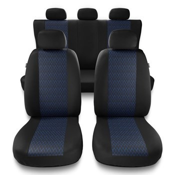 Housses de siège adaptées pour Mitsubishi Space Star (2014-2019) - housse siege voiture universelles - couverture siege - PF-BL