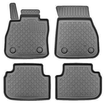 Tapis de sol en TPE adapté pour BMW 1 F40 Hayon (09.2019-06.2024) - tapis de voiture - noir