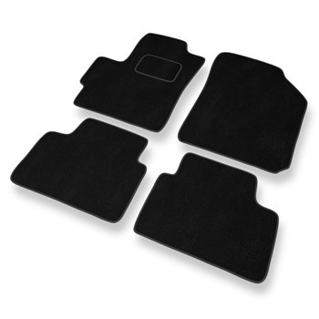 Tapis de Sol Velours adapté pour Chevrolet Spark I M200/M250 Hayon (2005-2009) - Premium tapis de voiture - noir