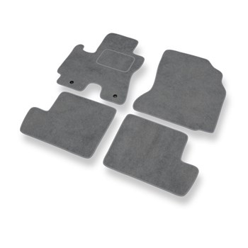 Tapis de Sol Velours adapté pour Toyota RAV4 II SUV (2000-2005) - Premium tapis de voiture - gris