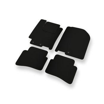 Tapis de Sol Feutres adapté pour Kia Rio IV Hayon (2017-....) - tapis de voiture - noir