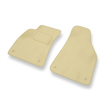 Tapis de Sol Velours adapté pour Audi A4 III B7 (2004-2008) - Premium tapis de voiture - beige