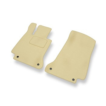 Tapis de Sol Velours adapté pour Mercedes-Benz Classe C W205 Break, Berline (2013-2021) - Premium tapis de voiture - beige
