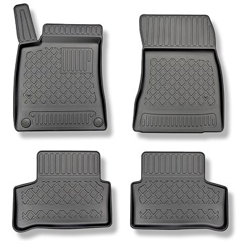 Tapis de sol en TPE adapté pour Mercedes-Benz CLA C118, X118 Coupé, Shooting Brake (05.2019-....) - tapis de voiture - noir