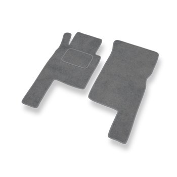 Tapis de Sol Velours adapté pour Mercedes-Benz Classe G W463 SUV (1990-2018) 3 portes - Premium tapis de voiture - gris