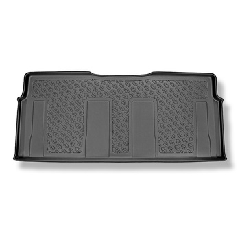 Tapis de sol en TPE adapté pour Mercedes-Benz Vito W447 Van (10.2014-....) - deuxième rangée - tapis de voiture - noir