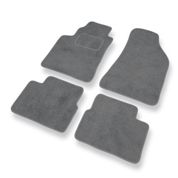 Tapis de Sol Velours adapté pour Lancia Delta III (2008-....) - Premium tapis de voiture - gris