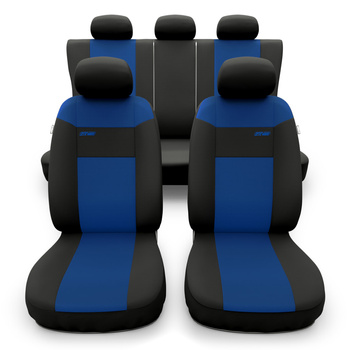 Housses de siège adaptées pour Fiat Albea I, II (2002-2010) - housse siege voiture universelles - couverture siege - RSL-BL