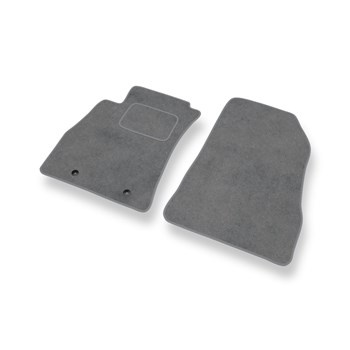 Tapis de Sol Velours adapté pour Nissan Juke I Crossover (2010-2019) - Premium tapis de voiture - gris