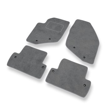Tapis de Sol Velours adapté pour Volvo S60 I Berline (2000-2009) - Premium tapis de voiture - gris