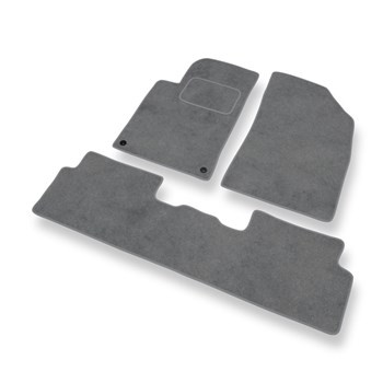 Tapis de Sol Velours adapté pour Peugeot 508 (2011-2017) - Premium tapis de voiture - gris