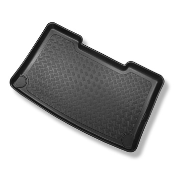 Tapis de coffre adapté pour Volkswagen Transporter T6 Caravelle L1 Van (06.2015-2019) - bac de coffre - protection de coffre voiture - empattement court; derriere 3e rangée de sieges