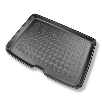 Tapis de coffre adapté pour Volvo EX30 SUV (12.2023-....) - bac de coffre - protection de coffre voiture - coffre supérieur; plancher amovible en la position la plus basse