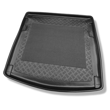 Tapis de coffre adapté pour Audi A4 B8 Berline (01.2008-10.2015) - bac de coffre - protection de coffre voiture - aussi pour la version Quattro