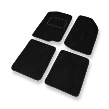 Tapis de Sol Velours adapté pour Seat Toledo I Liftback (1991-1999) - Premium tapis de voiture - noir