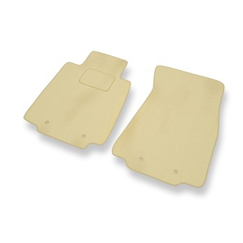 Tapis de Sol Velours adapté pour Nissan 370Z Coupé, Roadster (2008-2020) - Premium tapis de voiture - beige