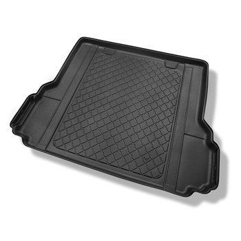 Tapis de coffre adapté pour BMW 5 G31 Touring (05.2017-....) - bac de coffre - protection de coffre voiture - aussi pour les modèles avec des rails de fixation; non pour Plug-in Hybrid