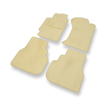 Tapis de Sol Velours adapté pour Subaru Legacy III Break, Berline (1998-2003) - Premium tapis de voiture - beige