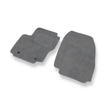 Tapis de Sol Velours adapté pour Ford Mondeo IV Hayon, Break, Berline (2007-2014) - Premium tapis de voiture - gris