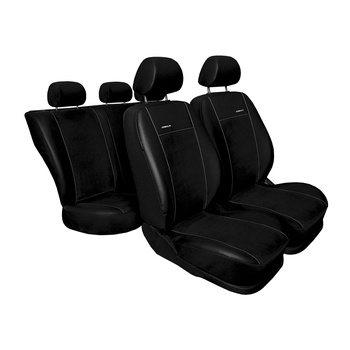Housses de siège sur mesure adaptées pour Audi A3 8L Hayon (1996-2003) - housse siege voiture - couverture siege - noir