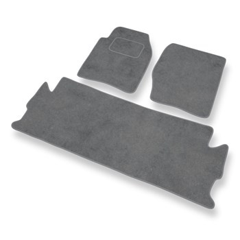 Tapis de Sol Velours adapté pour Land Rover Discovery II SUV (1998-2004) - Premium tapis de voiture - gris