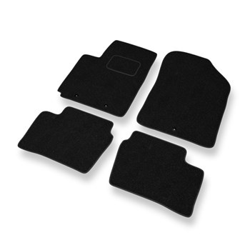 Tapis de Sol Feutres adapté pour Kia Picanto II (2011-2016) - tapis de voiture - noir