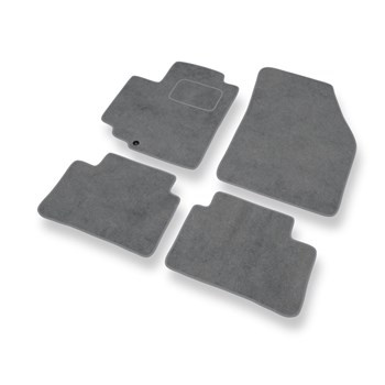 Tapis de Sol Velours adapté pour Suzuki Alto VI Hayon (2009-2014) - Premium tapis de voiture - gris