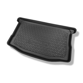 Tapis de coffre adapté pour Suzuki Baleno II Hayon (05.2016-11.2019) - bac de coffre - protection de coffre voiture - coffre supérieur (seuil de chargement plat)