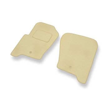 Tapis de Sol Velours adapté pour Land Rover Discovery III SUV (2004-2009) - Premium tapis de voiture - beige